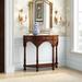 Theodore Alexander Castle Bromwich Country Console Table Wood in Brown/Red | 38 H x 44 W x 16 D in | Wayfair CB53003