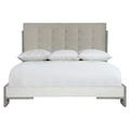 Bernhardt Foundations Button Tufted Panel Bed Wood & /Upholstered/Polyester in Brown | 61 H x 67 W x 88.25 D in | Wayfair K1651