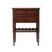 Theodore Alexander Brooksby 2 - Drawer Nightstand in Mahogany Wood in Brown/Red | 30 H x 22 W x 19 D in | Wayfair 5005-774