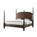 Theodore Alexander Althorp - Victory Oak King Solid Wood Four Poster Bed Wood in Brown | 80.5 H x 85.25 W x 88.5 D in | Wayfair AL83022