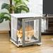 Archie & Oscar™ Abeyta Dog Kennel End Table in Gray | 27.5 H x 23.5 W x 21.75 D in | Wayfair 48E60AE0BE6A4023B4DBB39BE8586621