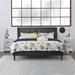 Trent Austin Design® Kempst Iron Platform 3 Piece Bedroom Set Upholstered/Metal in White | Queen | Wayfair EE45B67354F243D1A16F3CE494E30D33