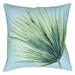 Laural Home Green Palm Leaves II Indoor- Outdoor Decorative Pillow