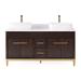 60" Tennant Brand Vessel sink Beatrice Double Sink Bathroom Vanity