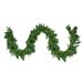 9'x14" LED Mixed Rosemary Pine Artificial Garl&Warm White Lights - Green