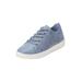 Wide Width Women's The Leanna Sneaker by Comfortview in Chambray (Size 9 W)
