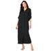 Plus Size Women's Safari Dress by Roaman's in Black (Size 26 W)