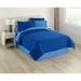 BH Studio Reversible Quilt by BH Studio in Ocean Blue Marine Blue (Size TWIN)