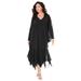 Plus Size Women's Sequin Jacket Dress Set by Roaman's in Black (Size 28 W) Formal Evening