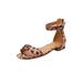 Extra Wide Width Women's The Alora Sandal by Comfortview in Leopard (Size 7 WW)