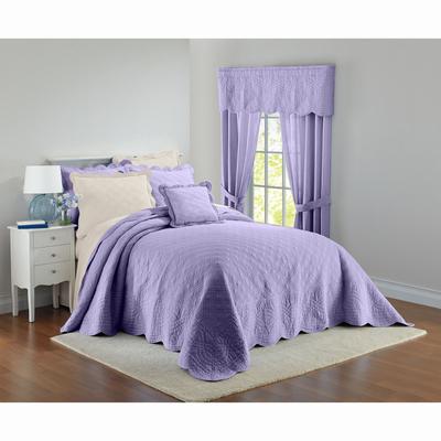 Florence Oversized Bedspread by BrylaneHome in Lilac (Size FULL)
