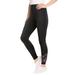 Plus Size Women's Stretch Cotton Embroidered Legging by Woman Within in Black Floral Embroidery (Size 14/16)