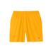 Men's Big & Tall Jersey Athletic Shorts by Champion in Gold (Size 3XL)