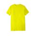 Men's Big & Tall No Sweat Longer-Length Short Sleeve Crewneck Tee by KingSize in Electric Yellow (Size XL)