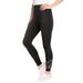 Plus Size Women's Stretch Cotton Embroidered Legging by Woman Within in Black Floral Embroidery (Size 18/20)