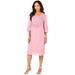 Plus Size Women's Angel Dress by Roaman's in Primrose (Size 24 W)