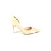 Jessica Simpson Heels: Tan Solid Shoes - Size 9 1/2