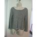 J. Crew Tops | J. Crew Sz S Navy/White Nautical Light Short Pullover Sweater W/ Tie Front - New | Color: Blue/White | Size: S