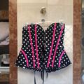 Victoria's Secret Intimates & Sleepwear | Bnwt! Victoria’s Secret Polka Dot Corset | Color: Pink/Red | Size: S