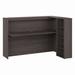 Bush Business Furniture Studio C 72W Reception Desk with Shelves in Storm Gray - Bush Business Furniture SCD572SGK-Z1