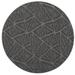 Gray 108 x 108 x 0.5 in Area Rug - Corrigan Studio® Refine Printed Floor Rug - Geometrical Print Nylon | 108 H x 108 W x 0.5 D in | Wayfair
