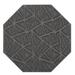 Gray 144 x 144 x 0.5 in Area Rug - Corrigan Studio® Refine Printed Floor Rug - Geometrical Print Nylon | 144 H x 144 W x 0.5 D in | Wayfair