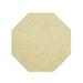 Yellow 24 x 24 x 0.5 in Area Rug - Eider & Ivory™ Octagon Meekins Area Rug Polyester | 24 H x 24 W x 0.5 D in | Wayfair