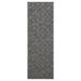 White 528 x 36 x 0.5 in Area Rug - 17 Stories Elemental Accent Rug - Gray Distressed Geometrical Print Nylon | 528 H x 36 W x 0.5 D in | Wayfair