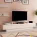 Orren Ellis Pritts TV Stand for TVs up to 75" Wood in White | 11.6 H in | Wayfair 0F932AAFE22E4CC6A736AD1131AC84AB