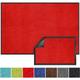 Karat - Tapis de Porte Paillasson d'entrée Monochrom Rouge 40 x 60 cm - Rouge