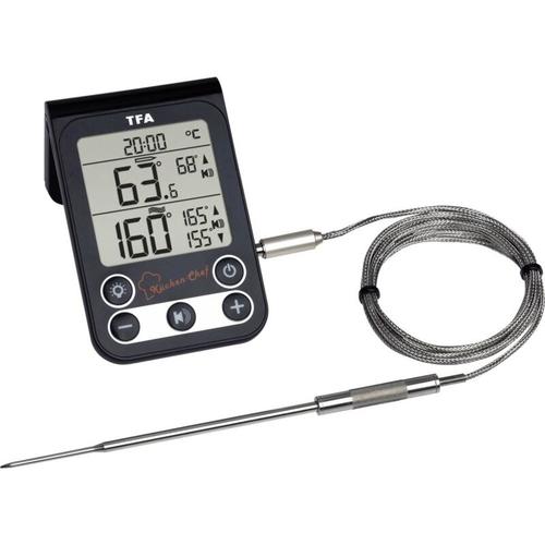 Tfa Dostmann - 14.1512.01 küchen-chef Thermomètre de barbecue noir