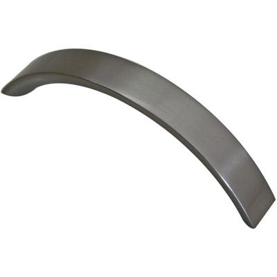 Schubladengriff Edelstahl Optik 128mm Lochabstand Möbelgriff Schrankgriff Metall Image