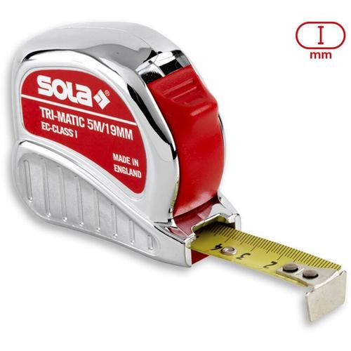 Sola - Rollmeter Tri Matic tm 3 Bandmaß Rollbandmaß Taschenbandmaß Rollmeter