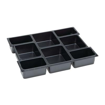 FP - Kleinteileeinsatz l-boxx® lb 102 B404xT312xH61mm Polystyrol mit 8 Mulden schwarz Image