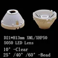 CREE XML LED XML2 LED XGardens 50 LED 100 Lentille 21mm 32mm support blanc 10/25/5050 degrés