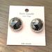 Kate Spade Jewelry | New Kate Spade She Has Spark Stud Earrings In Black/Gold | Color: Black/Gold | Size: Os