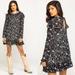 Free People Dresses | Free People These Dreams Mini Dress | Color: Black/White | Size: S