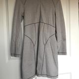 Athleta Dresses | Athleta Grey Winter Dress, Thick Soft Jersey Material, Size Medium Petite | Color: Gray | Size: Mp