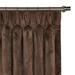 Eastern Accents Nellis Plush Velvet Solid Room Darkening Pinch Pleat Single Curtain Panel Velvet in Green/Blue | 96 H in | Wayfair CUB-187-PP