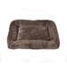 Tucker Murphy Pet™ Soft Fluffy Cat & Dog Bolster Bed Wood/Velvet in Brown | 5 H x 21 W x 30 D in | Wayfair 0400BCA4C5E74305BD3AA13FF7EF5167