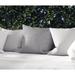 Bungalow Rose Outdoor Square Pillow Cover & Insert Eco-Fill/Polyester in Gray | 18 H x 18 W x 4 D in | Wayfair 3527EEFCF09E424CB8CFCE961B0C351C