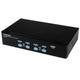 STARTECH.COM SV431USBAEGB 4 Port Rack Mountable USB KVM Switch with Audio and USB Hub