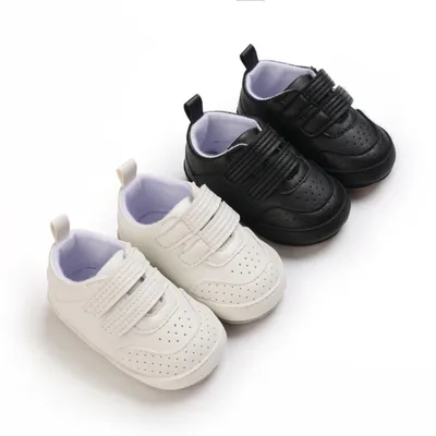 Chaussures de sport unisexes à semelle souple pour bébé garçon baskets décontractées pour