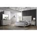 Millner Metallic Sterling 4-piece Panel Bedroom Set
