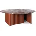 RS Barcelona Plec Outdoor Coffee Table - PLERND90MBL-6N