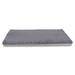 Essentials Happy Place Dark Grey Foam Dog Crate Mat and Pet Bed, Large, Gray