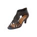 Extra Wide Width Women's The Genevieve Pump by Comfortview in Black (Size 8 1/2 WW)