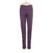 Yoga Pants - High Rise: Burgundy Activewear - Women's Size X-Small