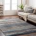 Dumaguil 7'10" x 10'2" Modern Contemporary Bohemian Abstract Blue/Bright Yellow/Brown/Cream/Dark Blue/Dusty Coral/Gray/Light Beige/Dark Red/Yellow/Navy/Peach Area Rug - Hauteloom