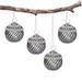 The Holiday Aisle® Timeless Classic Glass Tree Ball Ornament Glass in Brown/Gray | 3 H x 3 W x 3 D in | Wayfair DCFD7B8368524D91BC2912A023212ABB